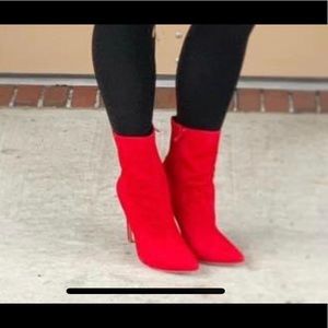 Steve Madden red boots